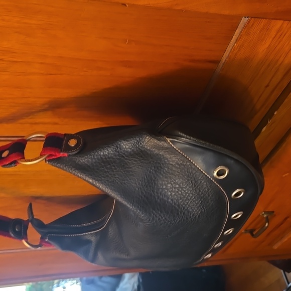 Designer Tommy Hilfiger Black Shoulder Bag - Picture 2 of 11